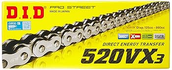 D.I.D バイク用チェーン 520VX3-112ZB S&S X-リング 520VX3 – DIDChain