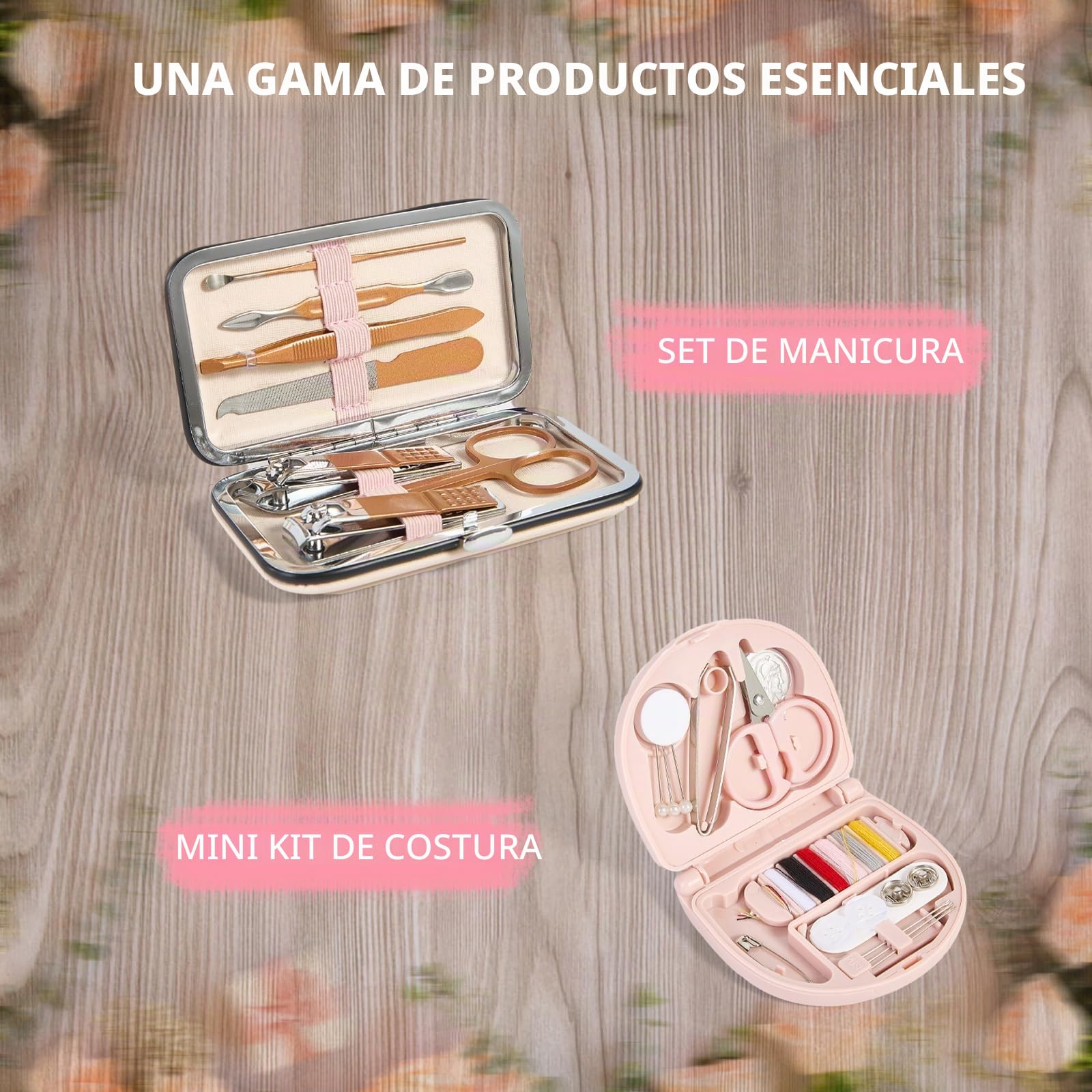 AOLRNALI Kit de emergencia nupcial para el día de la boda, juego de supervivencia esencial para la novia del equipo, kit de viaje imprescindible de más de 30 elementos esenciales con bolsa de