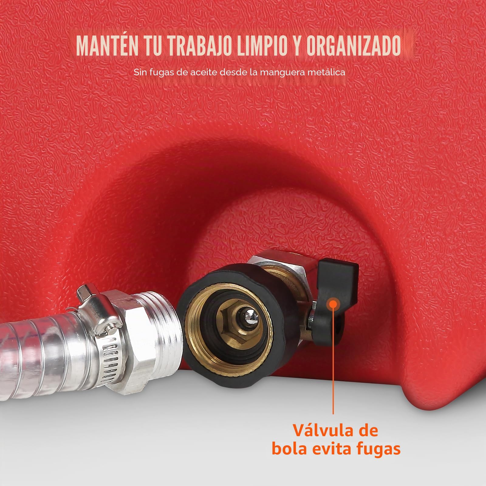 VEVOR Tanque de Combustible Portátil con Ruedas 16 Gal 60L Bidón de Gasolina 7,8L/min con Bomba Manual, Transferencia de Combustible para Gasolina, Diesel, Aceite, Máquina, Cortacésped, Coche, Tractor