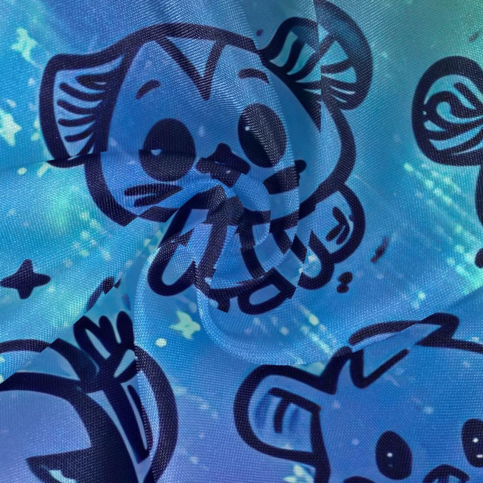 Wajiw 60 Inch Indoor Outdoor Round Tablecloth with Umbrella Hole and Zipper Waterproof Patio Table Cover for Camping Dining Room Party Outdoor Picnic,Cute Animals