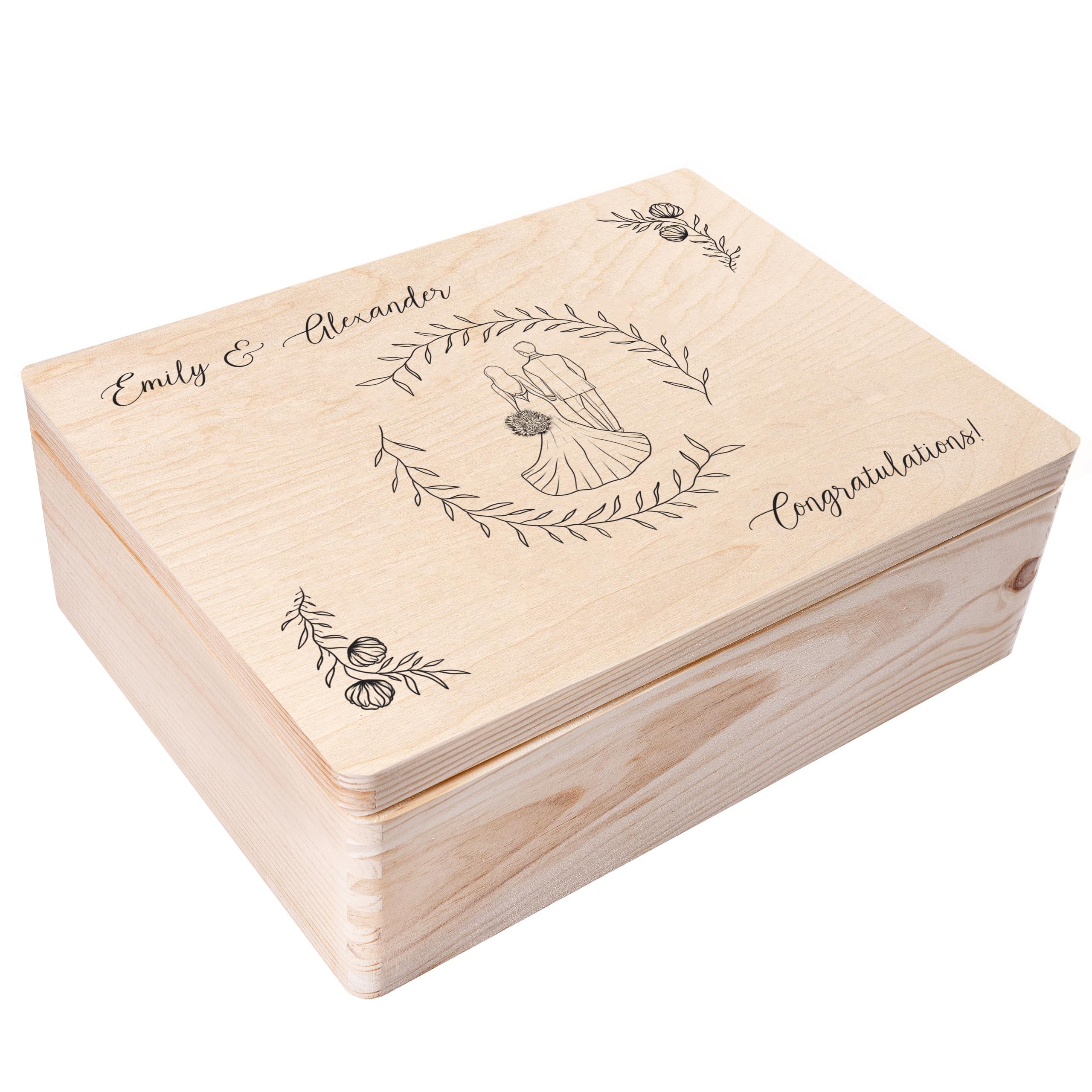 Fedi Nuziali Scatola Porta Fedi In Legno Scatole In Legno