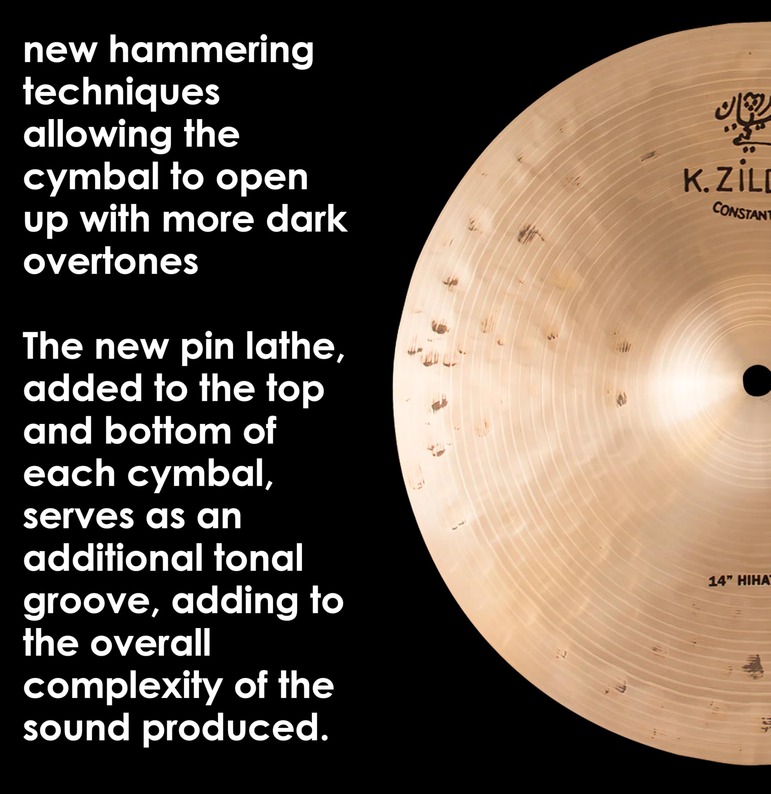 Zildjian K Constantinople Series - 14" Hi-Hat Cymbals - Pair