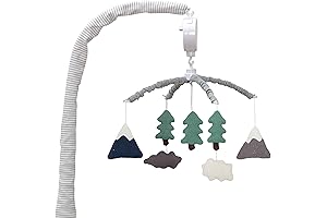 Living Textiles Baby Musical Mobile - Peaks