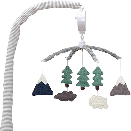 Living Textiles Baby Musical Mobile - Peaks