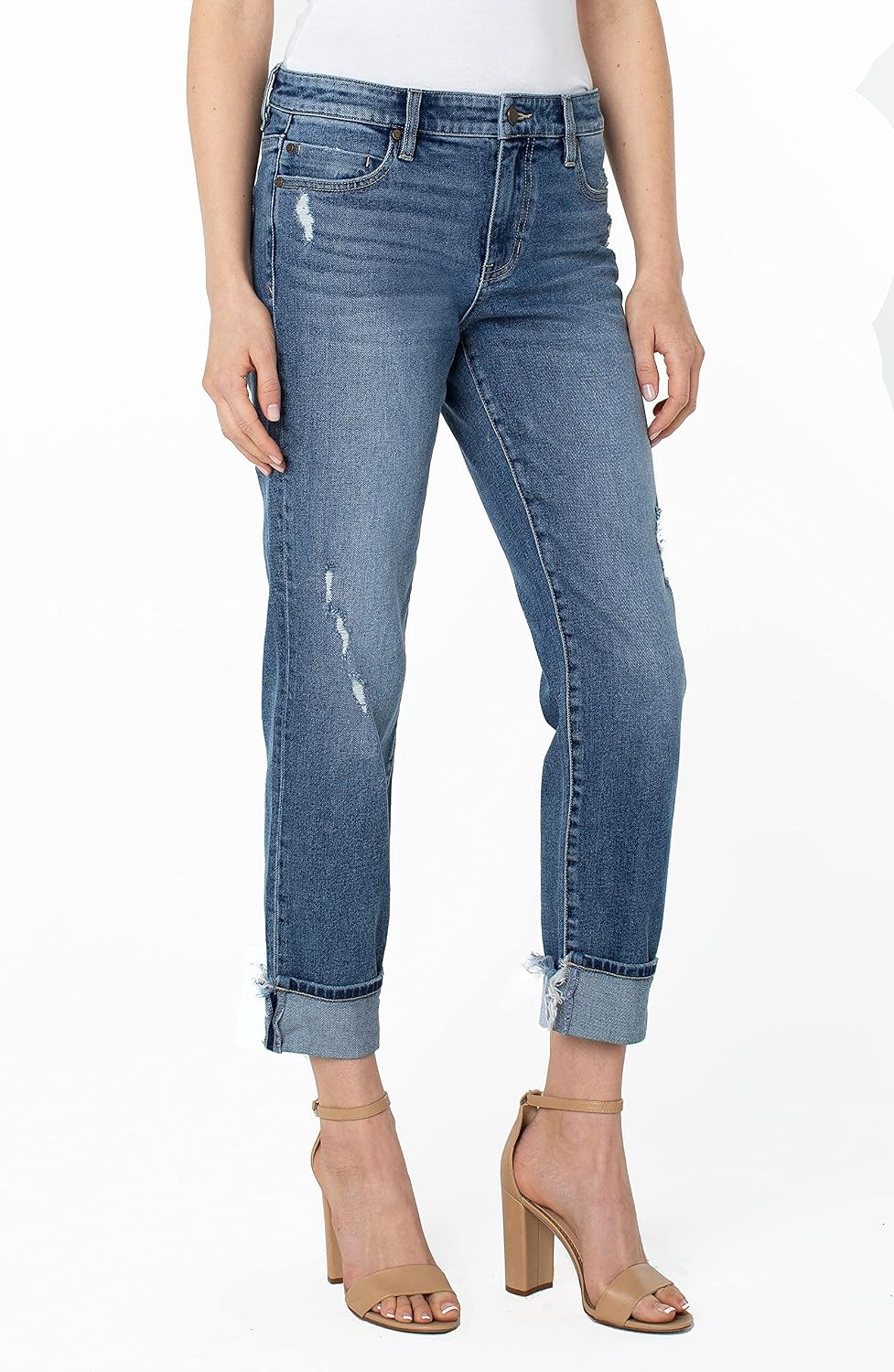 Marley Girlfriend Cuffed Jeans 