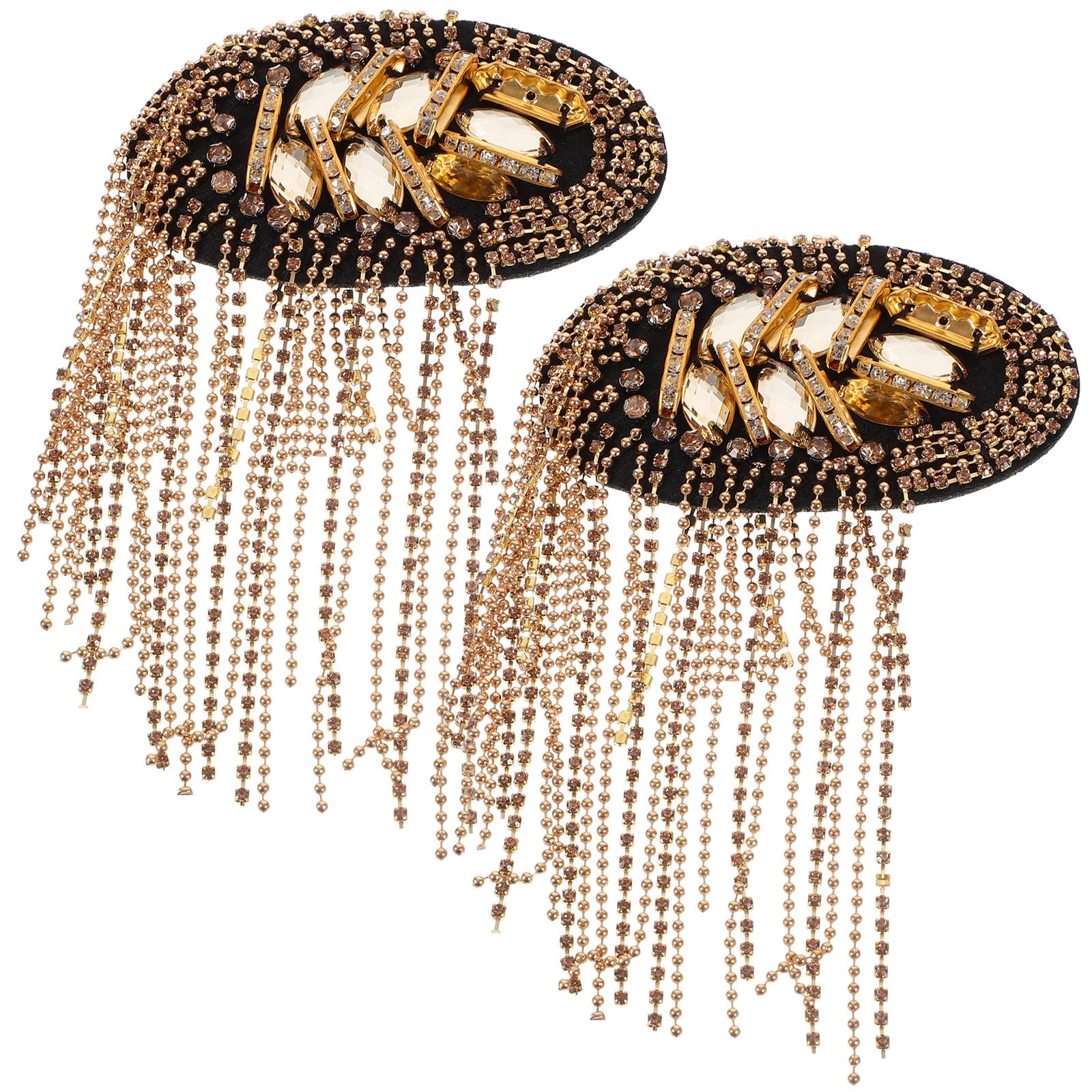 Charreteras borlas de hombro doradas TEHAUX accesorio de decoración para trajes de caballero y mujer