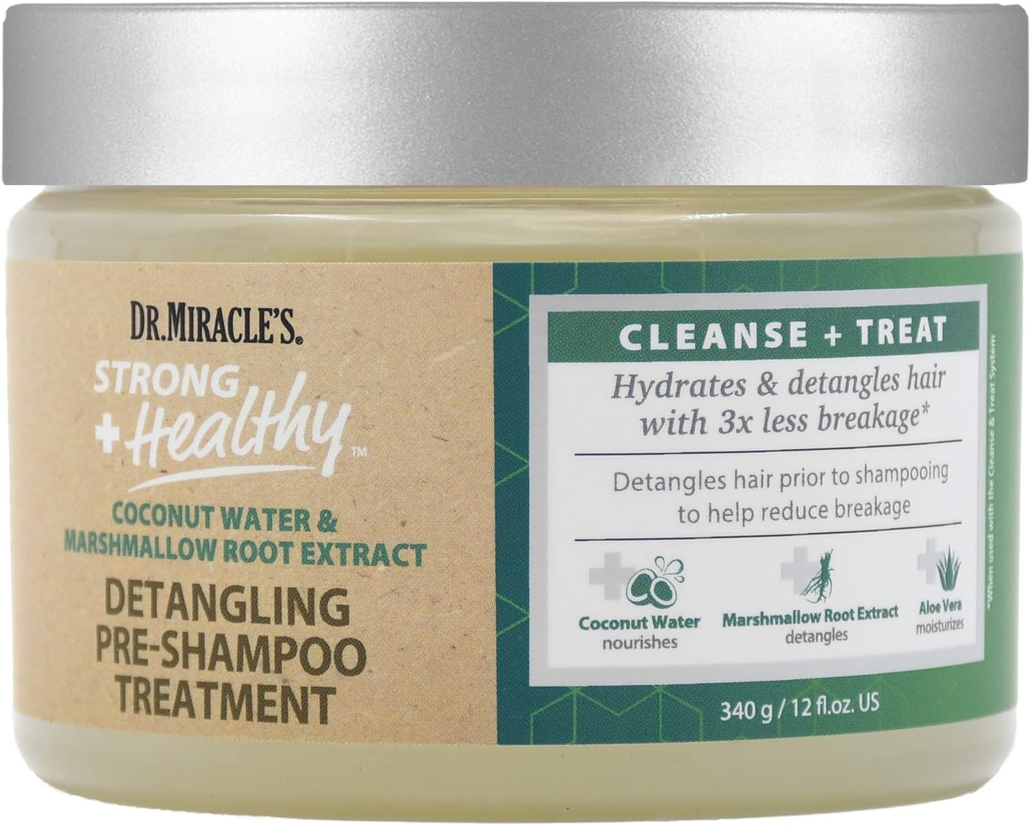 Dr. Miracle's Strong & Healthy Detangling PreShampoo Treatment