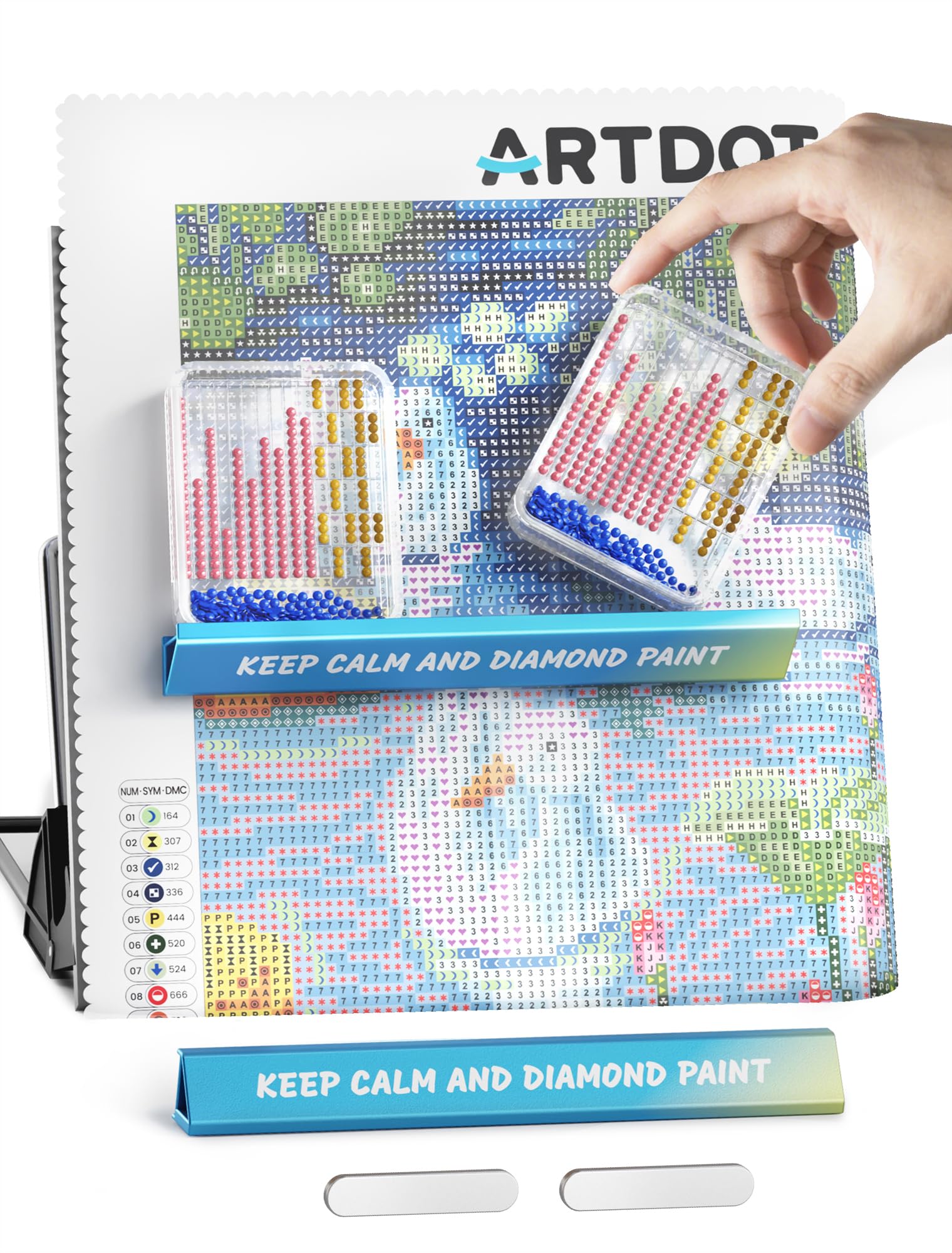 Plateau Entonnoir Pour Peinture Diamant (Diamond Art) - Lot De 4 - Résine