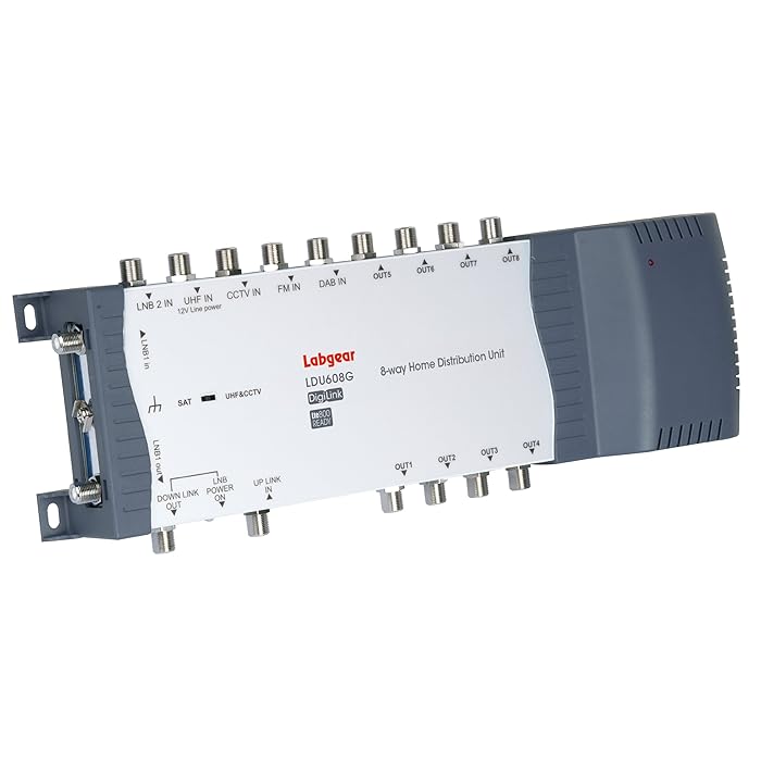 Buy Distribution Amplifier, Labgear LDU608G 8 Way Home Distribution