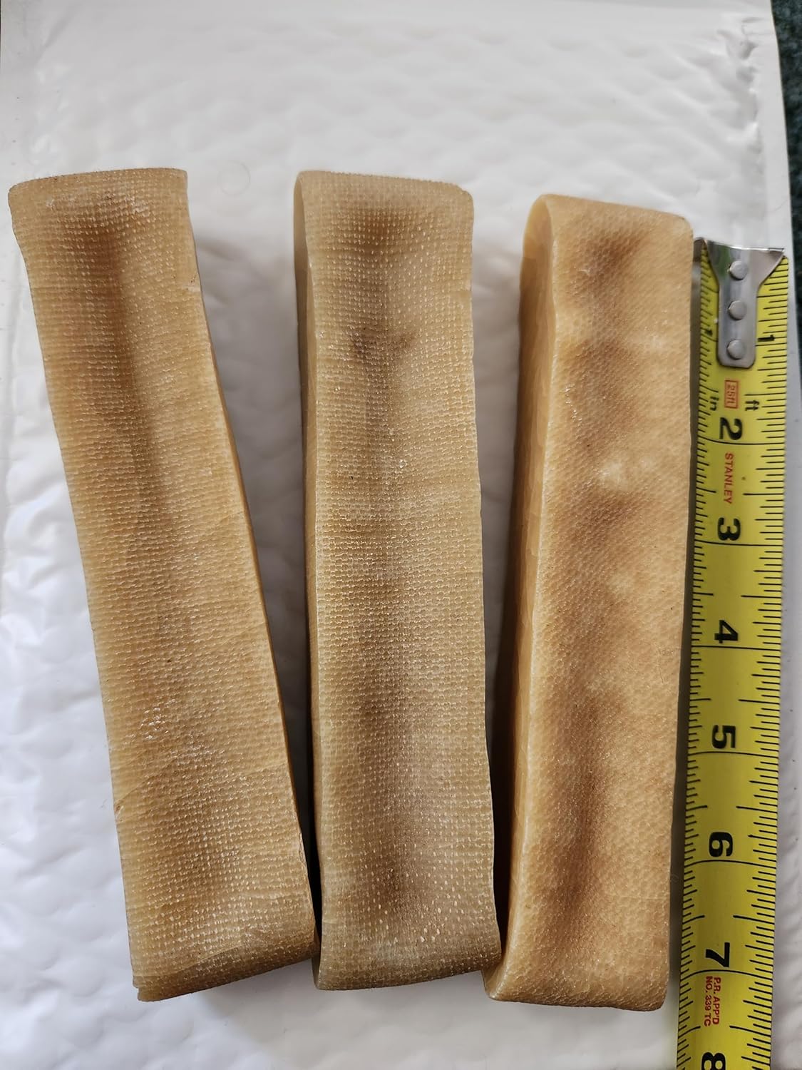 Himalayan Yak Milk Bones Dog Chew Sticks for XL Large Dogs 7" Long (3 Pack)