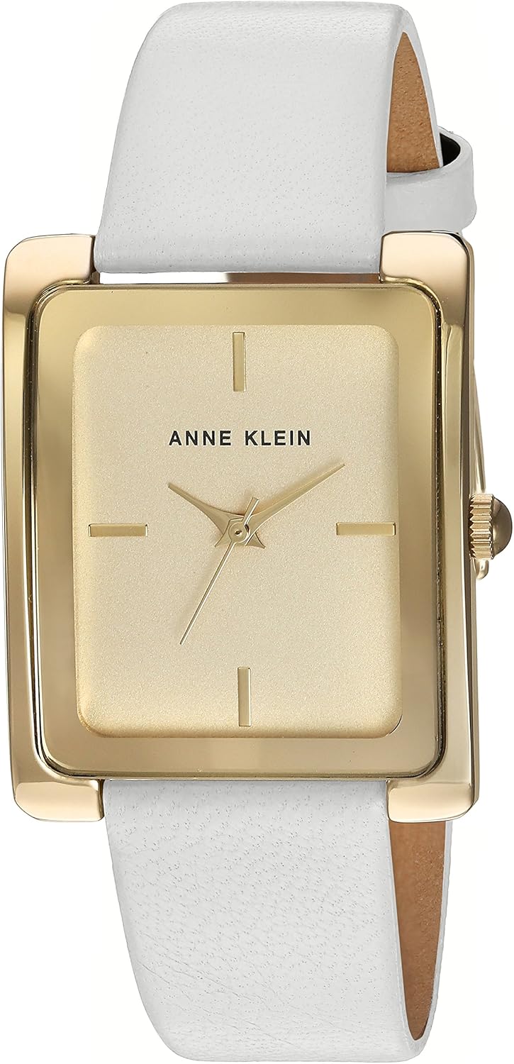 Anne Klein Women’s Leather Strap Watch