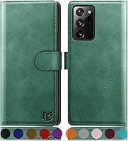 Vista 14 de SUANPOT Funda de piel tipo cartera para Samsung Galaxy Note 20 Ultra 5G de 6.9 pulgadas con bloqueo RFID, tarjetero para tarjetas de crédito, funda