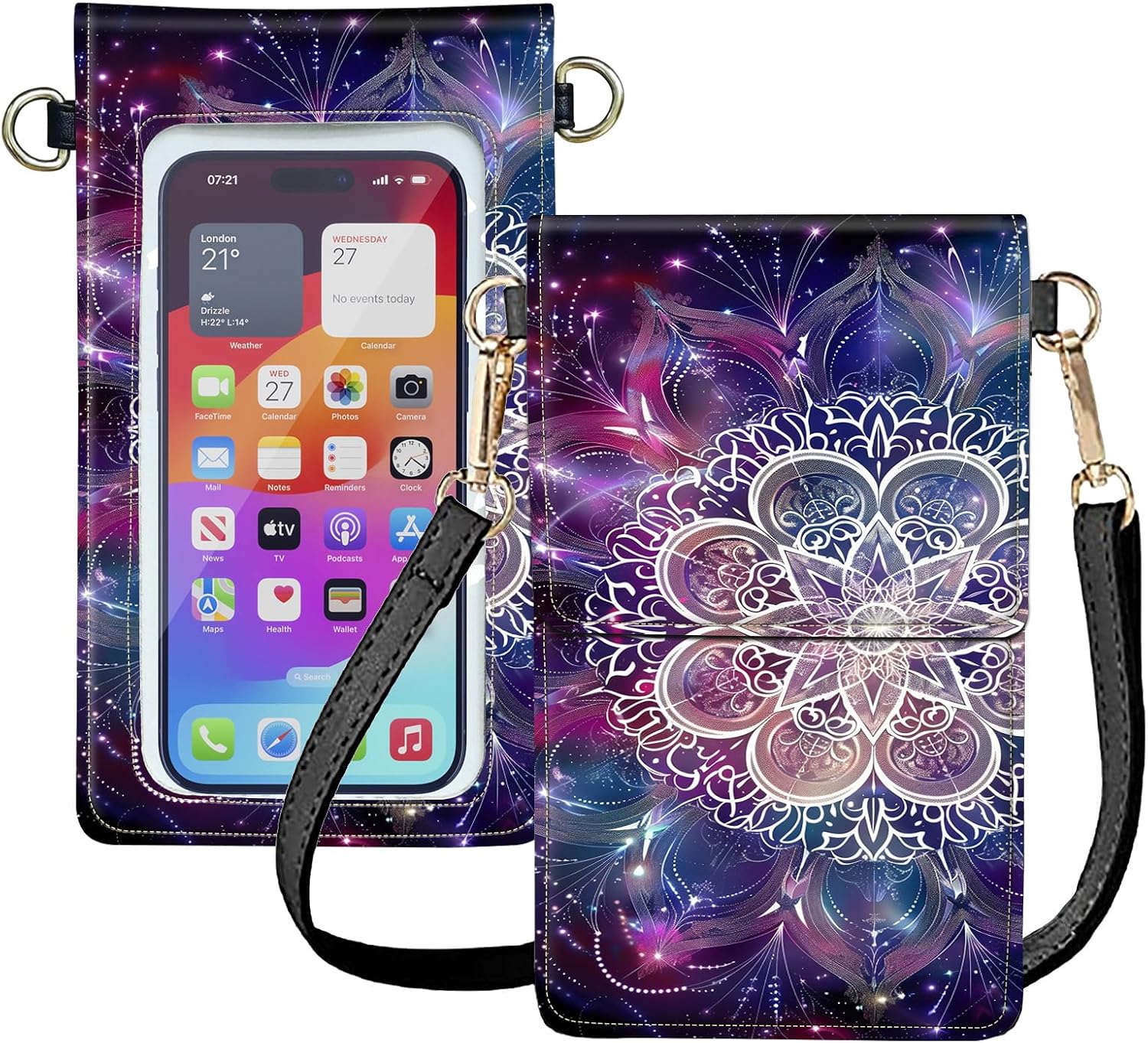Touch Screen Phone Purse,Small Crossbody Bag for Women Girl