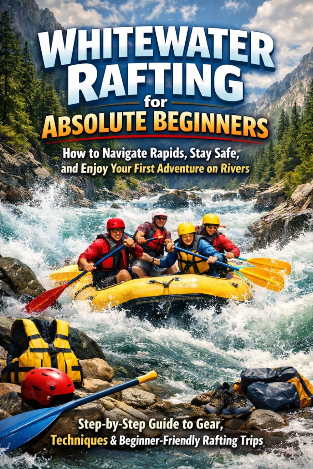 Whitewater Rafting for Absolute Beginners: How to Navigate Rapids, Stay Safe, and Enjoy Your First Adventure on Rivers (Step-by-Step Guide to Gear, Techniques & Beginner-Friendly Rafting Trips)