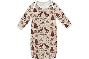 Baby Boy Girl Sleeper Gown Cotton Nightgowns Clothes For 0-3 Months