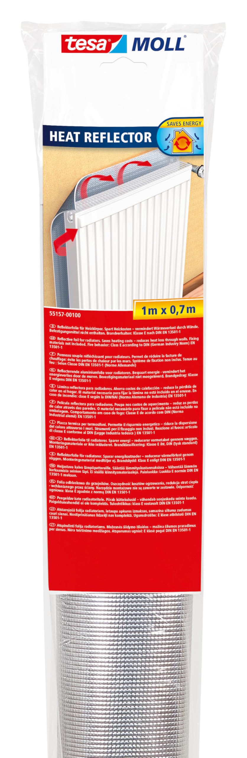 tesamoll Radiator Heat Reflector Panel
