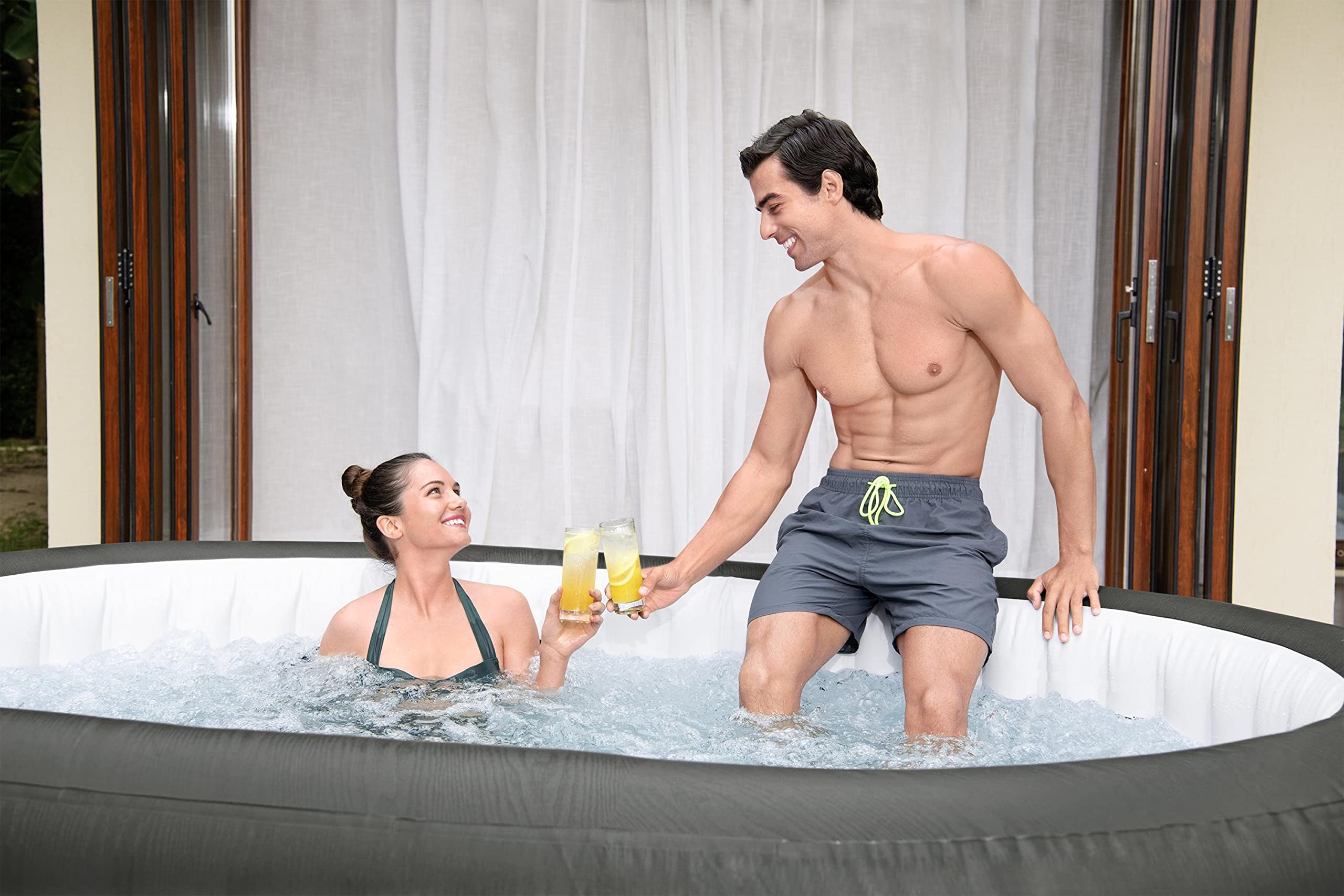Bestway® Lay-Z-SPA® Whirlpool Mauritius AirJet™ 270 x 180 x 71 cm, oval