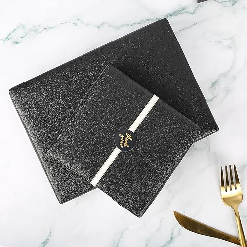 Miniatura 2 de Homeral Mini rollo de papel de regalo, 46.8 pies cuadrados (17 pulgadas x 32.8 pies), color sólido con purpurina azul real para Navidad, cumpleaños,