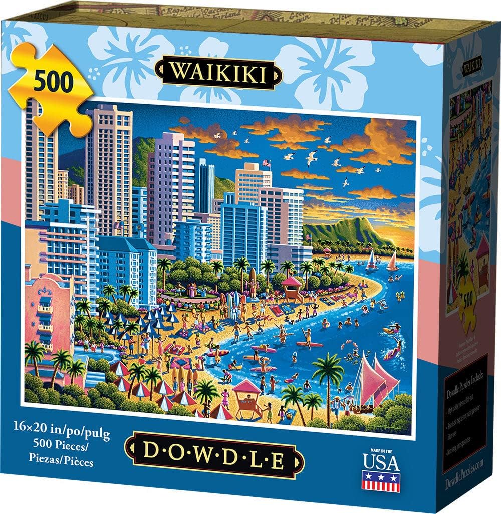 Dowdle Jigsaw Puzzle - Waikiki - 500 Piece