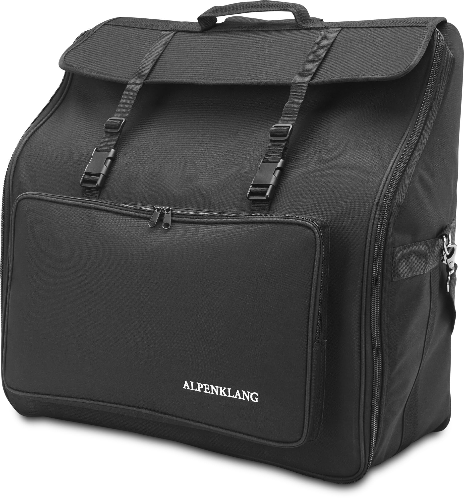 Borsa per fisarmonica Alpenklang per fisarmonica 72 bassi (cinture a tracolla, idrorepellente, imbottita, gigbag per fisarmonica, borsa da trasporto)