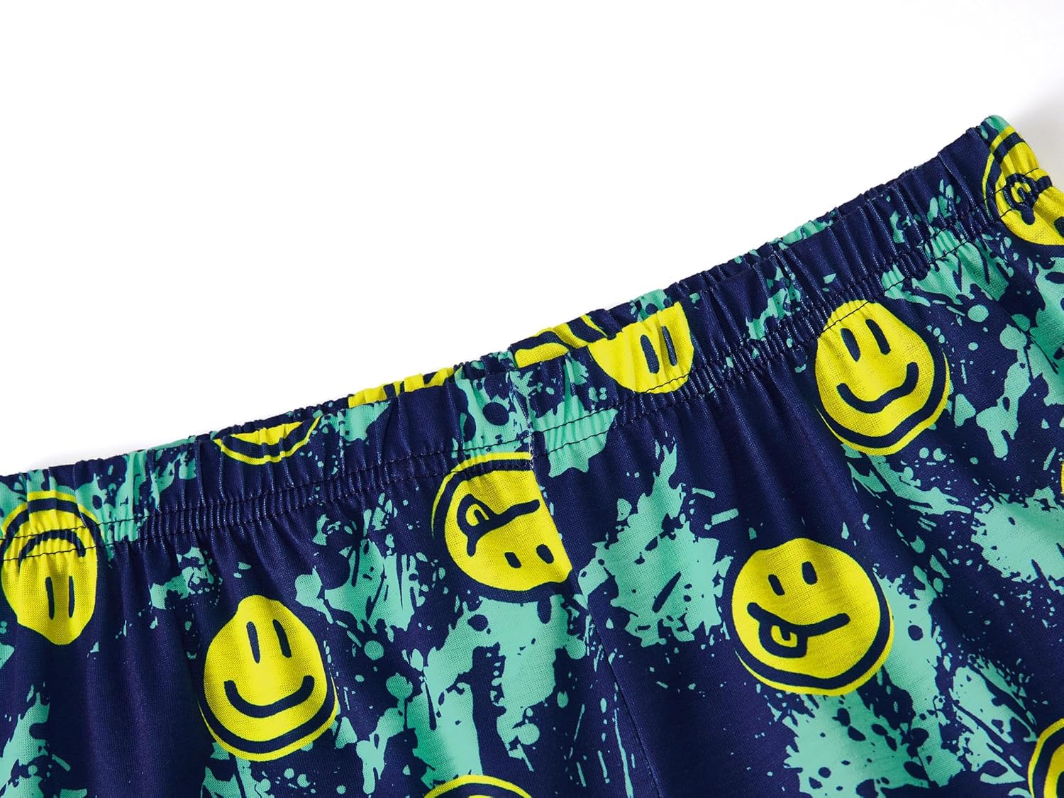 Tebbis Pajamas For Boys Fun Baseball Navy Blue Short Sleeves & Pants 2-Piece PJs Set Kid Comfy Sleepwear Size 6-18 - Image 5