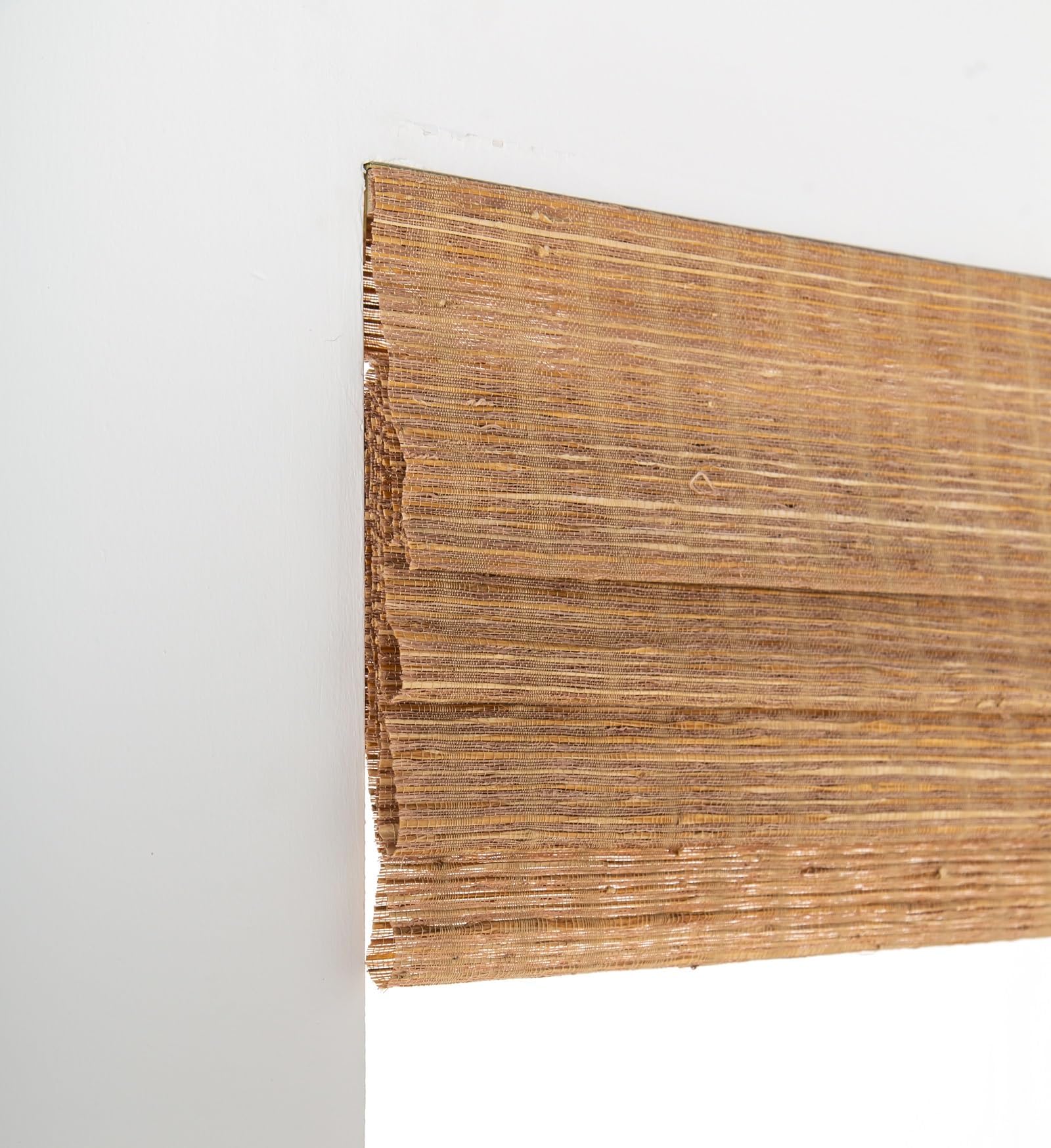 Cordless Bamboo Roman Shades, Custom Woven Wood Shades