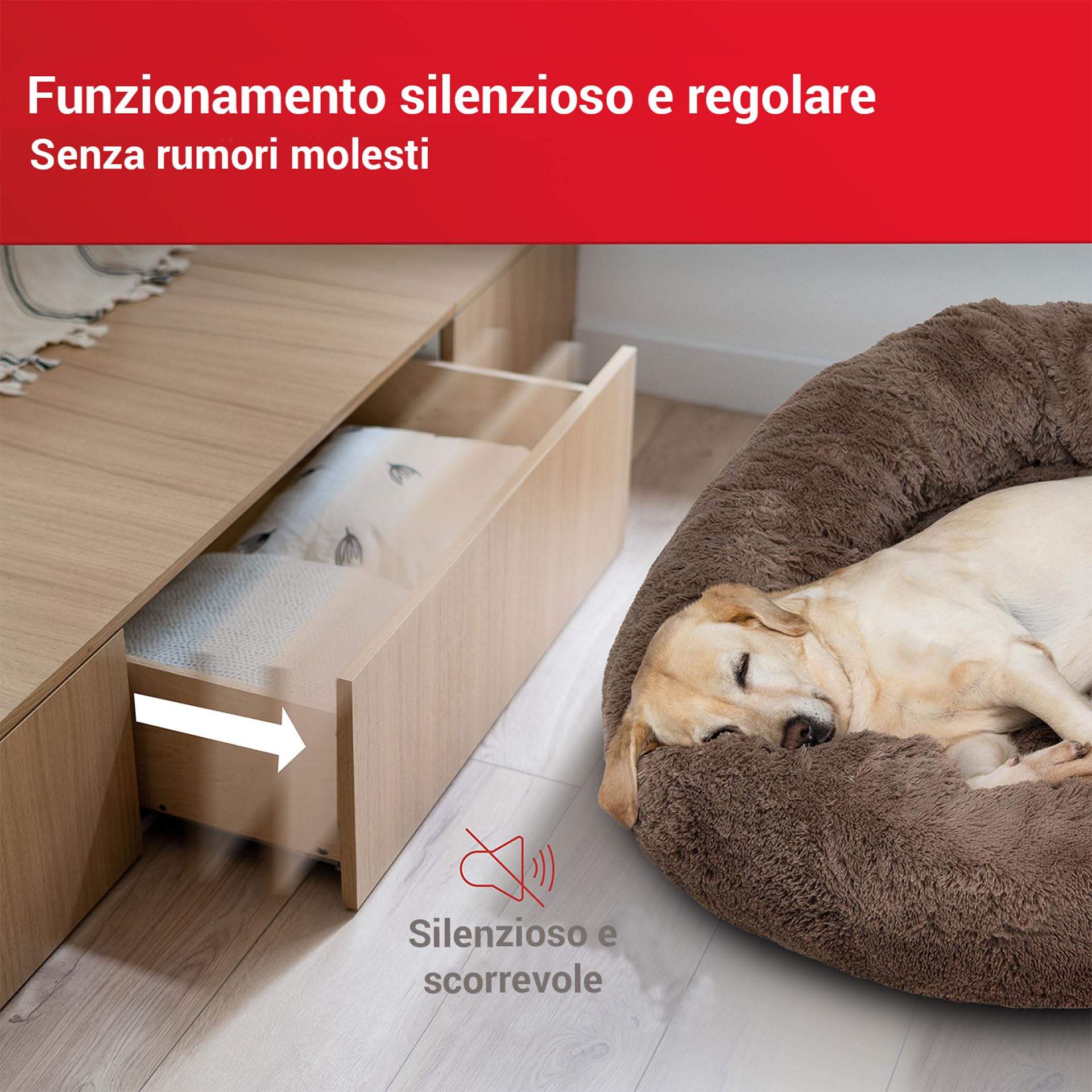 LouMaxx Guide a Sfera per Cassetti, Set da 2 Pezzi (1Paio), Binari Cassetti Scorrevoli 240mm 17mm, Guide a Estrazione, per Cassetti Estraibili, Semplici da Montare