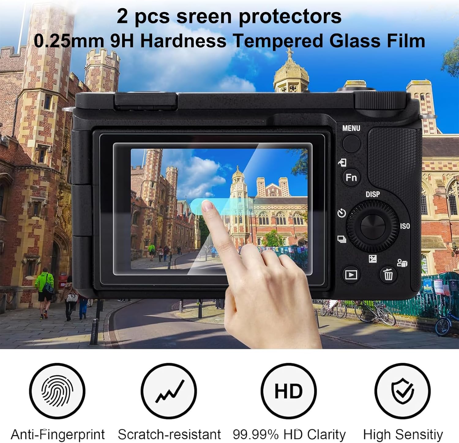 Rieibi Silicone Case for G7X Mark III Case, G7X Mark III Accessories with 2 pcs sreen Protectors,Detachable Lens Cover for G7X Mark III Cover