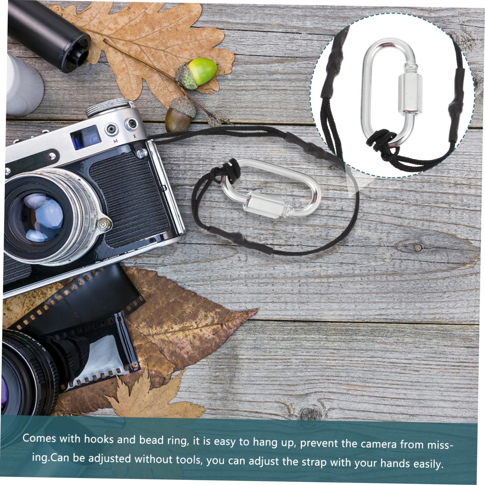 DOITOOL Corda Di Sicurezza Della Fotocamera Telecamera Fibbia Della Tracolla Accessori Fotocamera Accessorio Fotocamera Fornitura Fotocamera Reflex Accessori Per Fotocamere