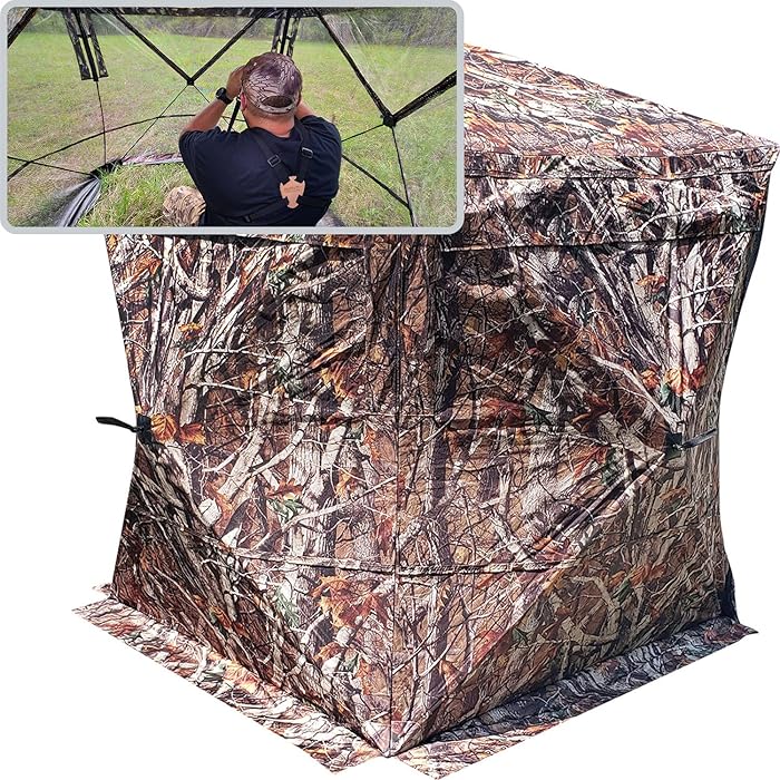 Buy AYIN Tactical Hunting Blind See Through with Carrying Bag, 23