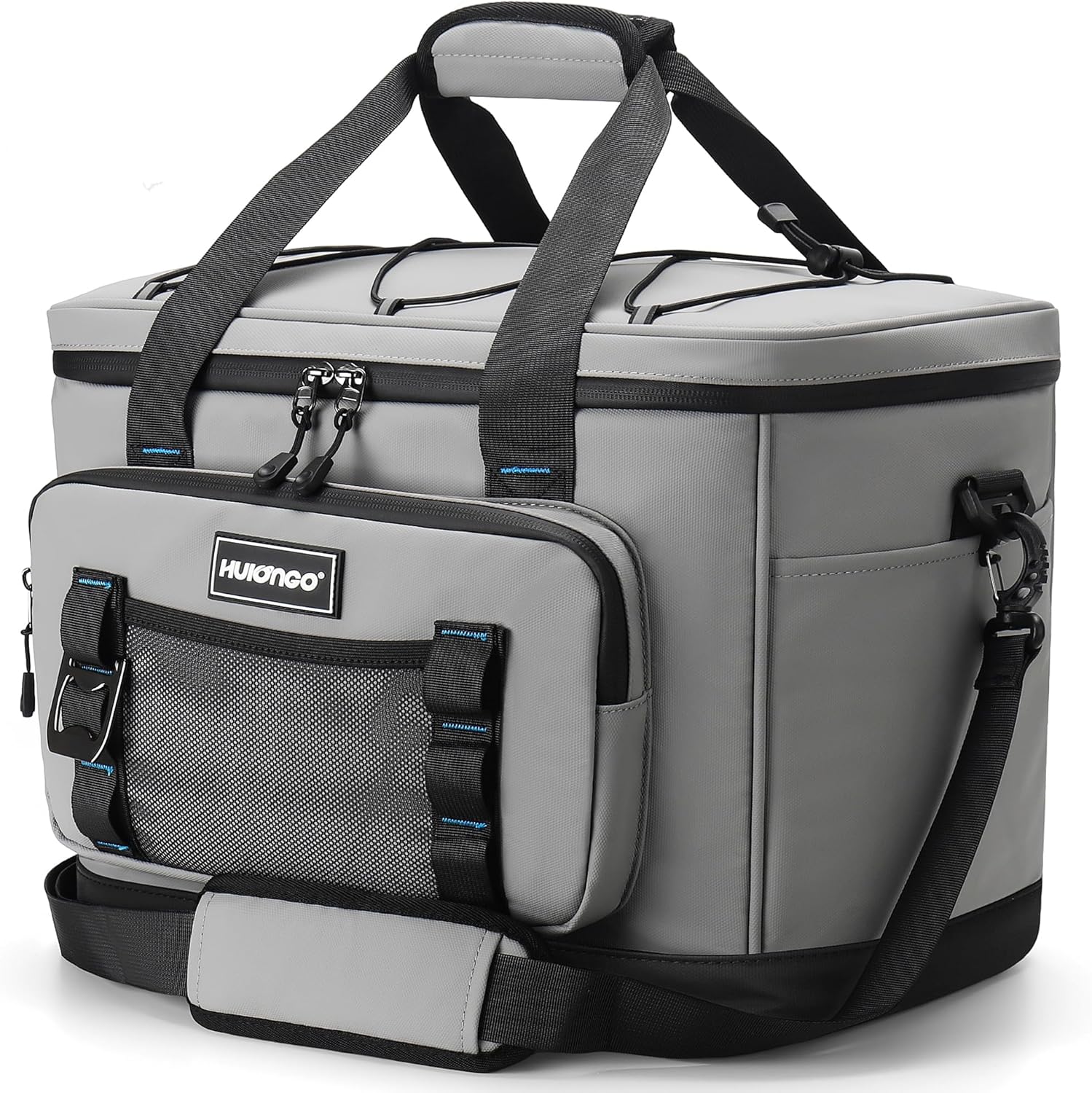 Hulongo Insulated Foldable Collapsible Cooler Bag Soft Sided Cooler for Picnic, Camping, Grocery Shopping, Beach, 30L
