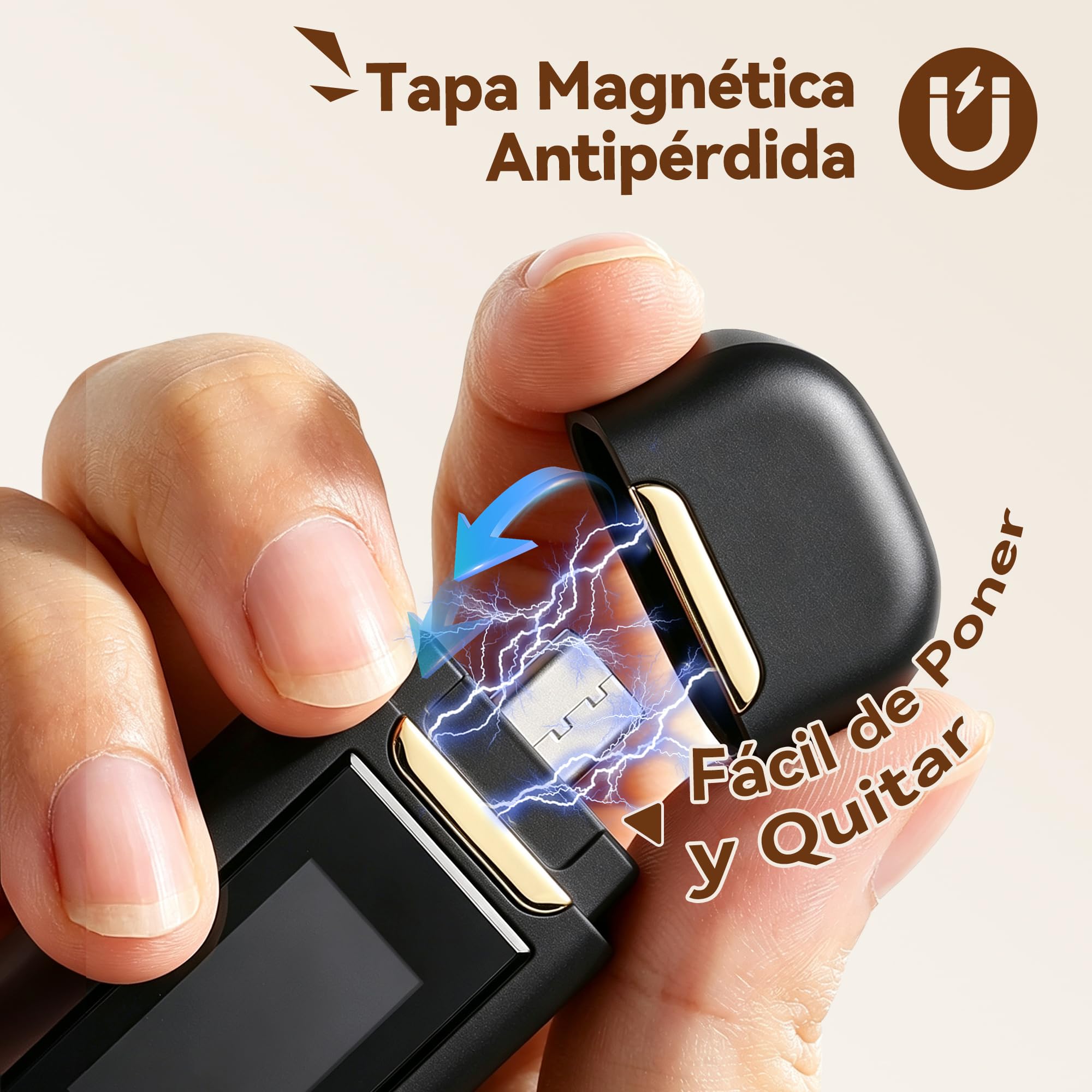AGPTEK Reproductor MP3 64GB con Clip Bluetooth 5.3 Portátil para Deporte