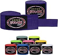 Vista 1 de FARABI - Vendas de mano de boxeo para niños, 8.2 ft, vendas de mano junior, envolturas de mano para boxeo, Muay Thai, MMA Boxeo, vendas de mano