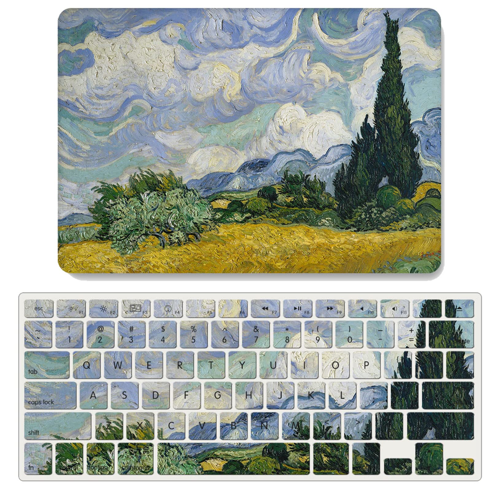 Funda rígida MacBook Air 11 A1370 A1465 con protector de teclado JZ H 6