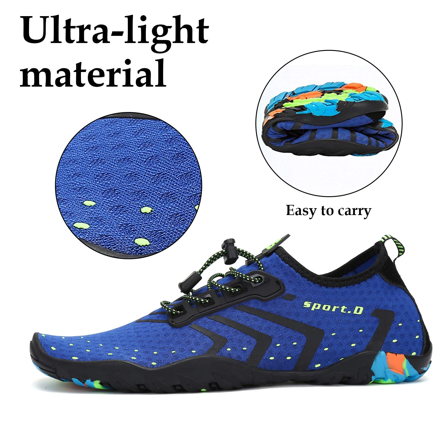 SAGUARO Scarpe da Immersione Uomo Donna Rapida Asciugatura Scarpette Spiaggia Surf