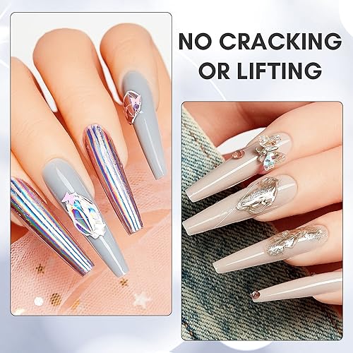 Miniatura 5 de Makartt Kit de gel de uñas de polietileno, colección de té alto, gel de extensión de uñas, kit todo en uno para principiantes, técnicos de uñas,