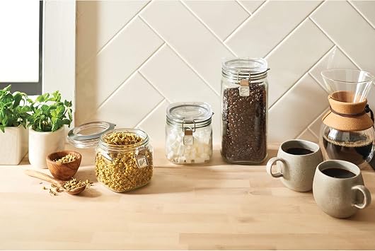 Ball Storage Latch Jars, 3-Pack