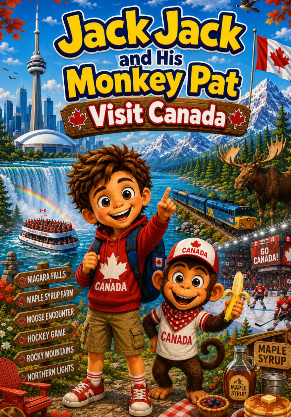 Jack Jack and His Monkey Pat: Visit Canada