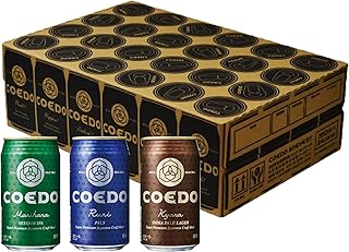 COEDO コエドビール カジュアルセット (缶 350ml 瑠璃 伽羅 毬花 3種 飲み比べ 24本)