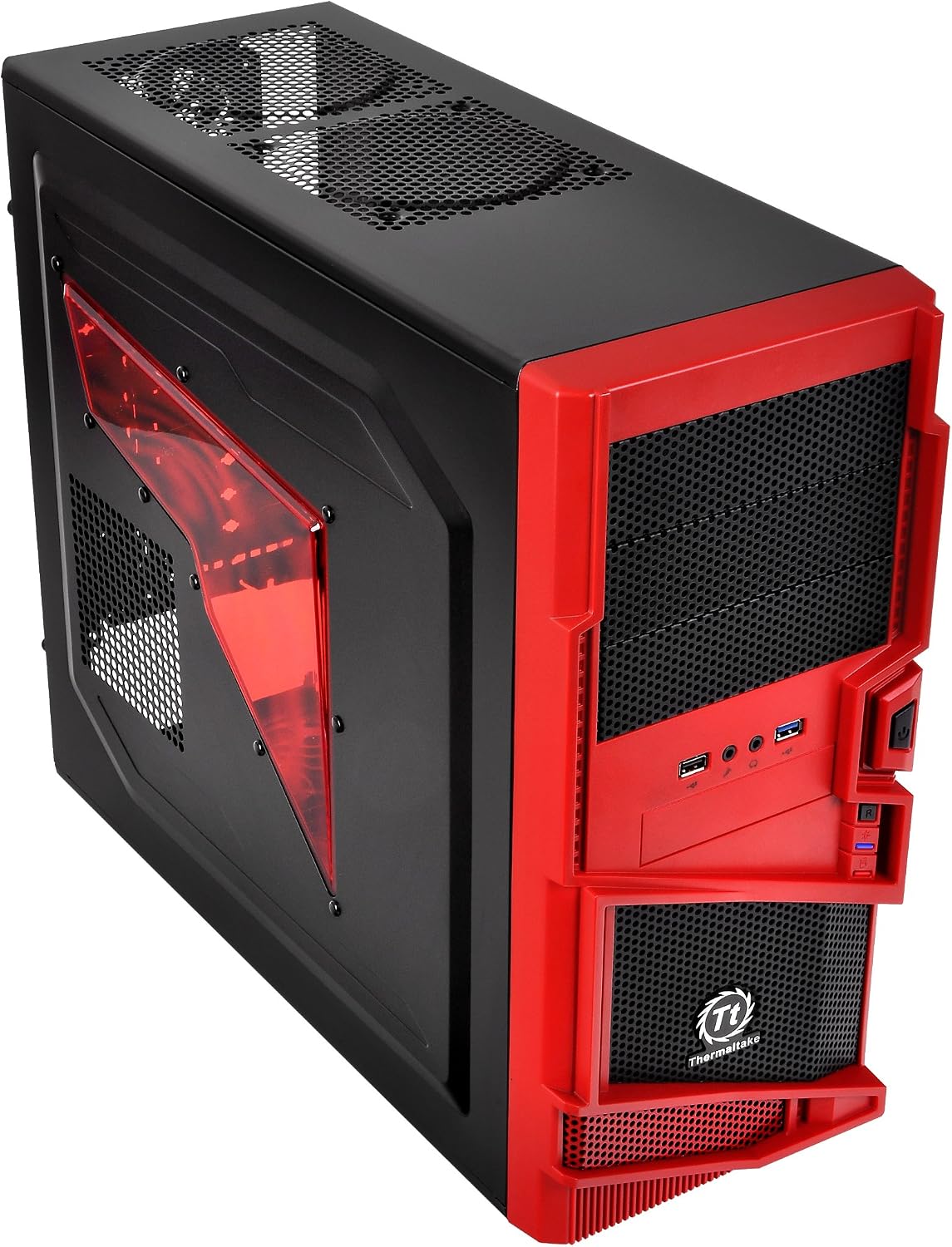 Thermaltake Commander MS-I Gaming Case USB 3.0 Epic Edition Powdered 12.5-Inch Interior Long Graphic Card Support Cases VN400A1W2N-B