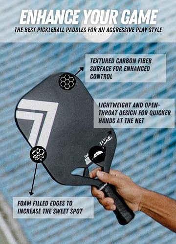 LUXE Pickleball Draft Carbon Fiber Paddle - Thumbnail 2