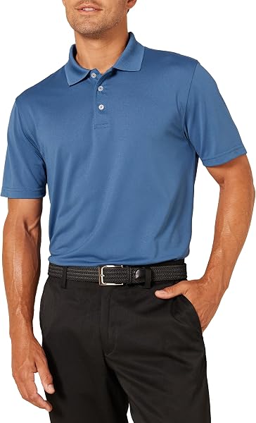 Amazon Essentials Polo de Golf à Séchage Rapide Coupe Ajustée - Couleurs abandonnées Homme - 4
