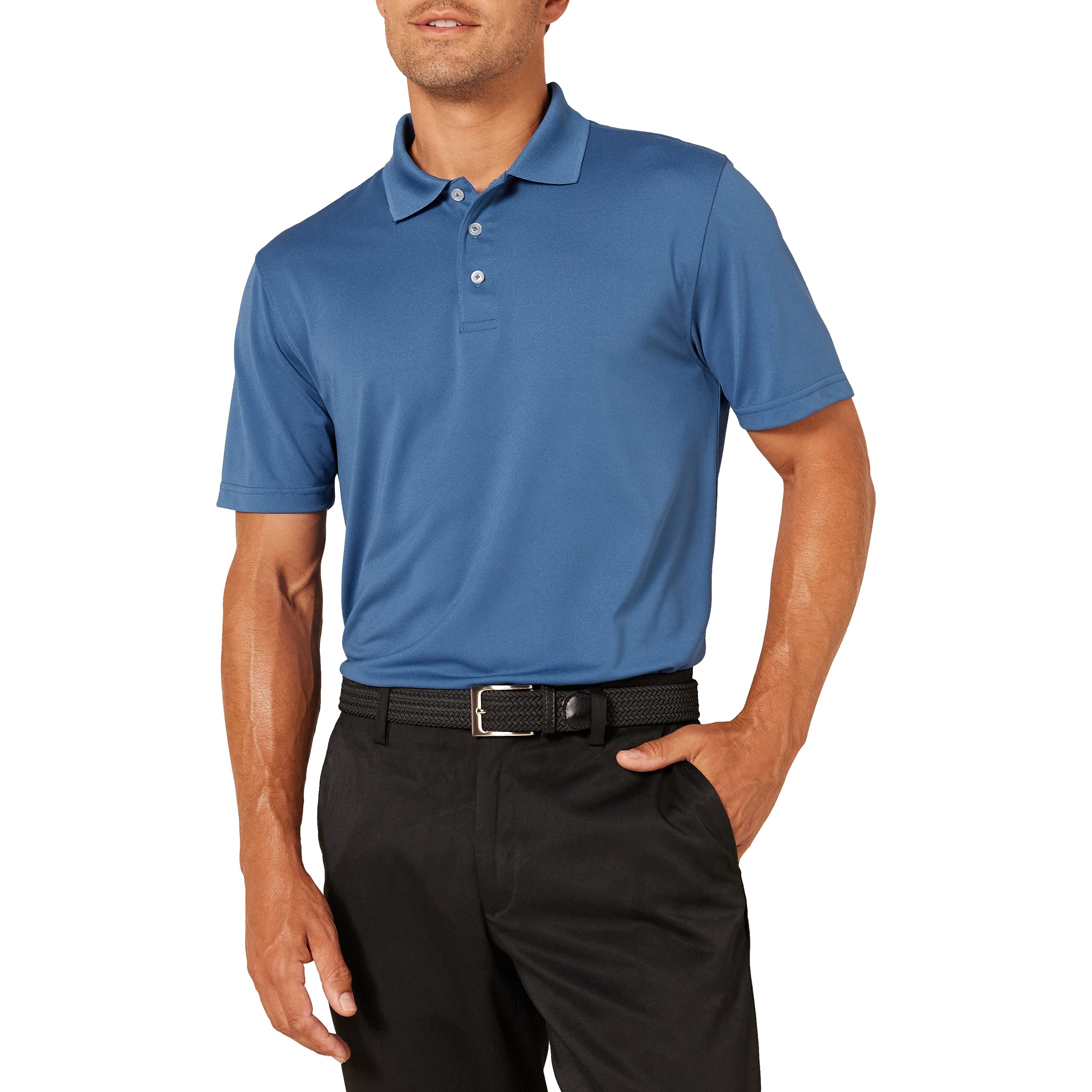 Amazon Essentials Polo de Golf de Secado Rápido de Ajuste Entallado - Colores interrumpidos Hombre — view 6