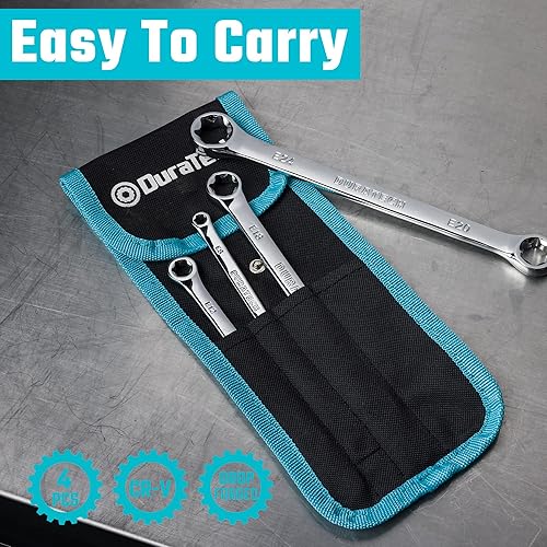Miniatura 6 de DURATECH Juego de llaves E-Torx de 4 piezas, juego de llaves de extremo de caja doble, acero CR-V, incluyendo E6* E8, E10* E12, E14* E18 y E20* E24,