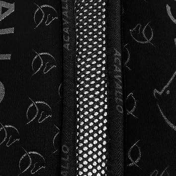 Acavallo Memory Foam DS SW-3DS Suede Silicone Grip Flat Pad, Large Size, Black
