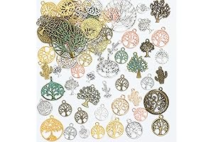 Stino 100 Gram Vintage Family Tree Charm for Jewelry Making in Bulk