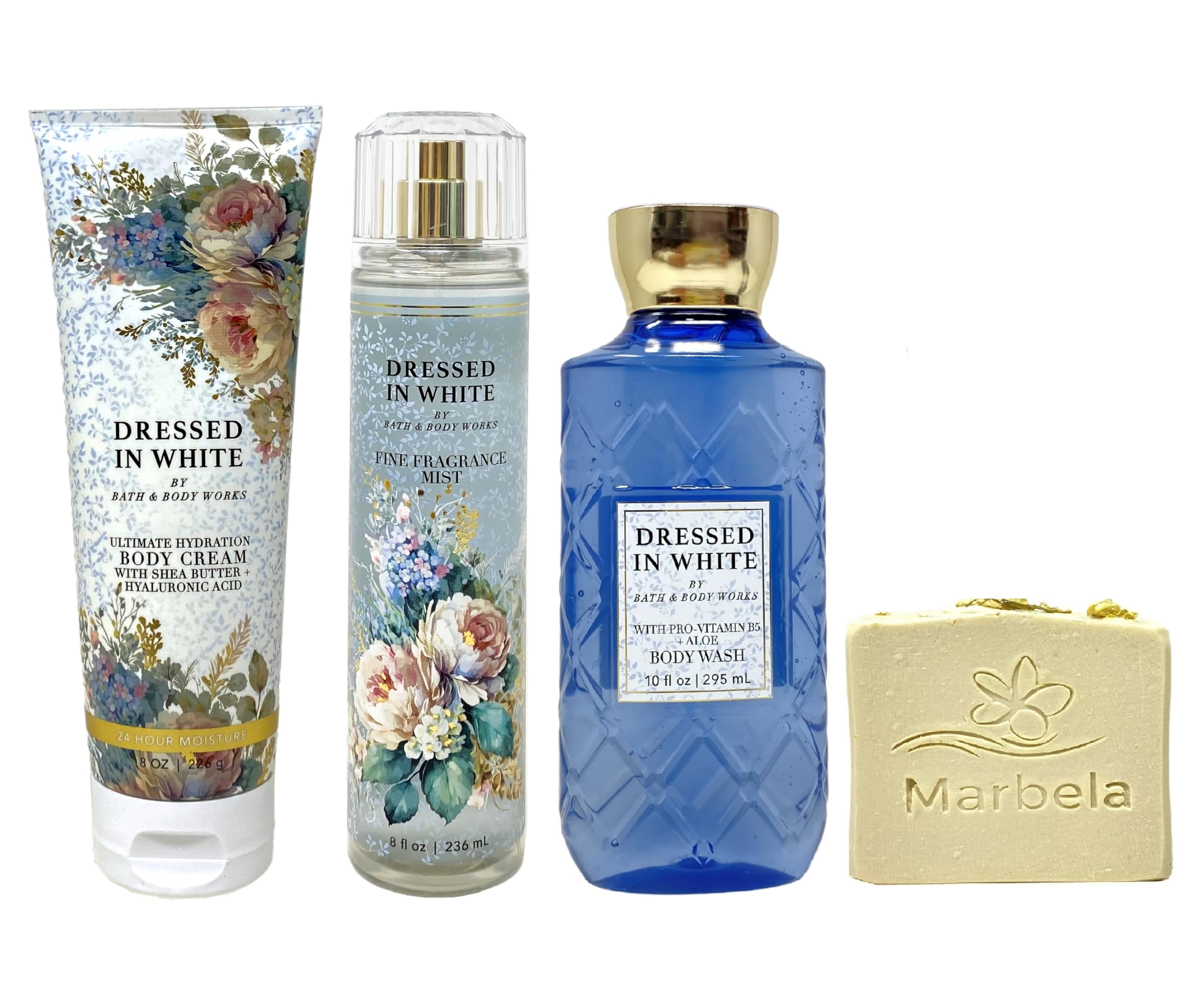 Amazon.com : Bath & Body Works Dressed In White 3 Piece Gift Set