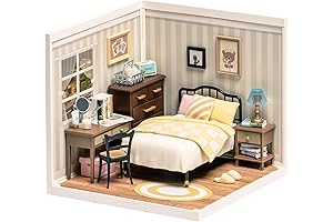 Rolife Super Creator: Sweet Dream Bedroom - Miniature Building Block Set for Creative Minds