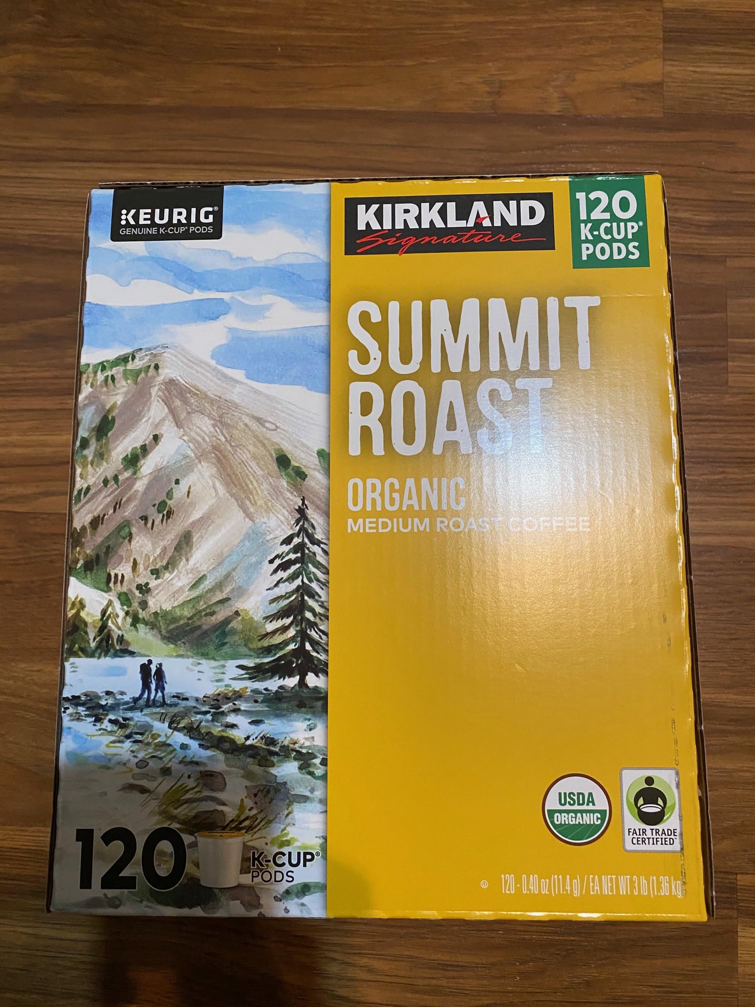 KIRKLAND SIGNATURE SUMMIT ROAST 120 CT ORGANIC K-CUPS product thumbnail 3