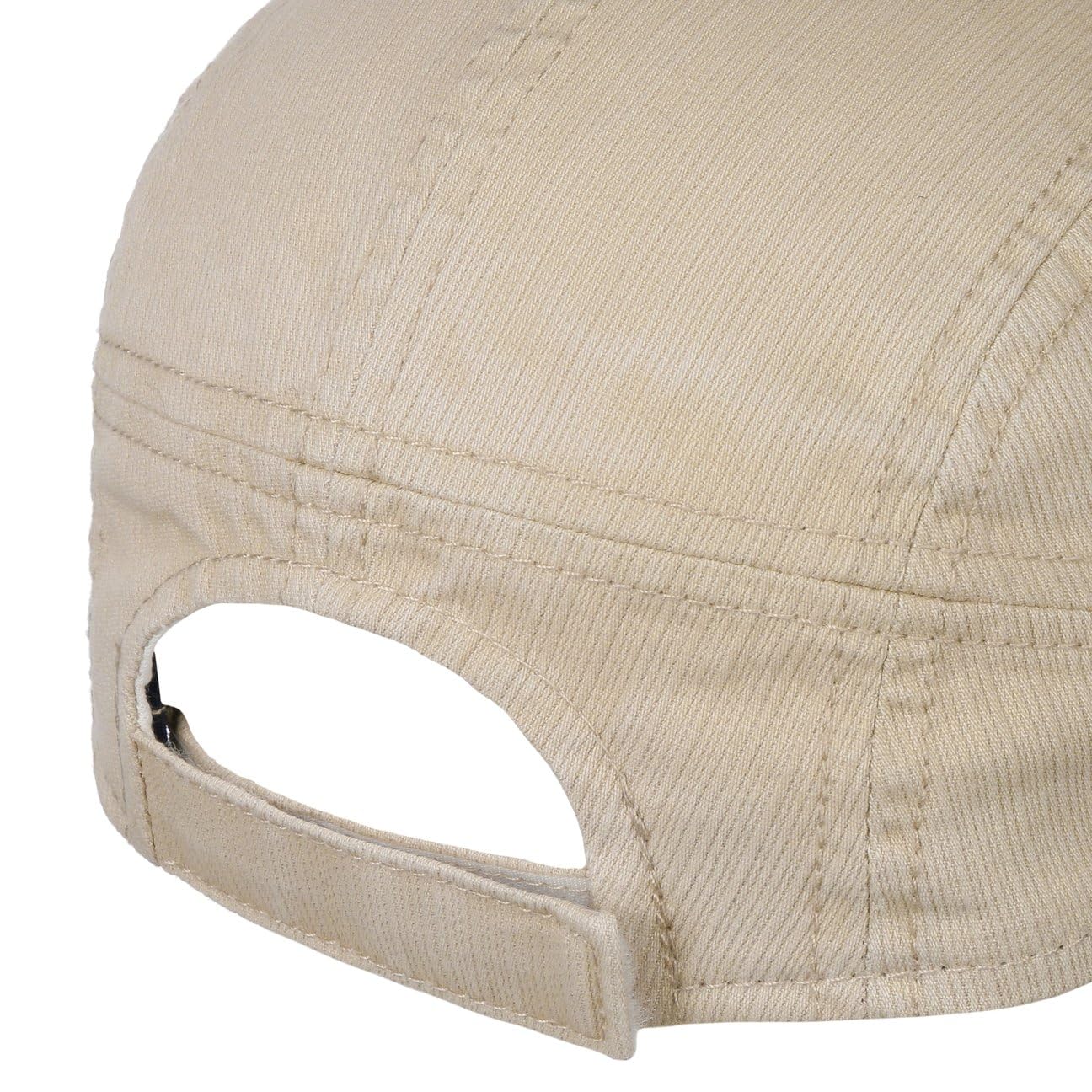 Mayser Czapka z Daszkiem Bawełniana SpeedyMężczyźni - Made in the EU przeciwsloneczna baseball cap na lato daszkiem, Zapięcie rzepy wiosna-lato - 58 cm jasnobeżowy